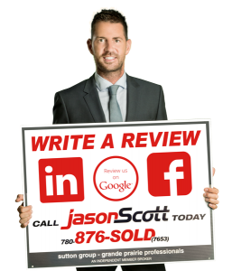 Jason Scott - Write a Review Sign